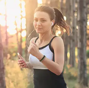 Woman jogging