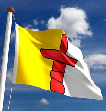 Nunavut flag - detox centers.